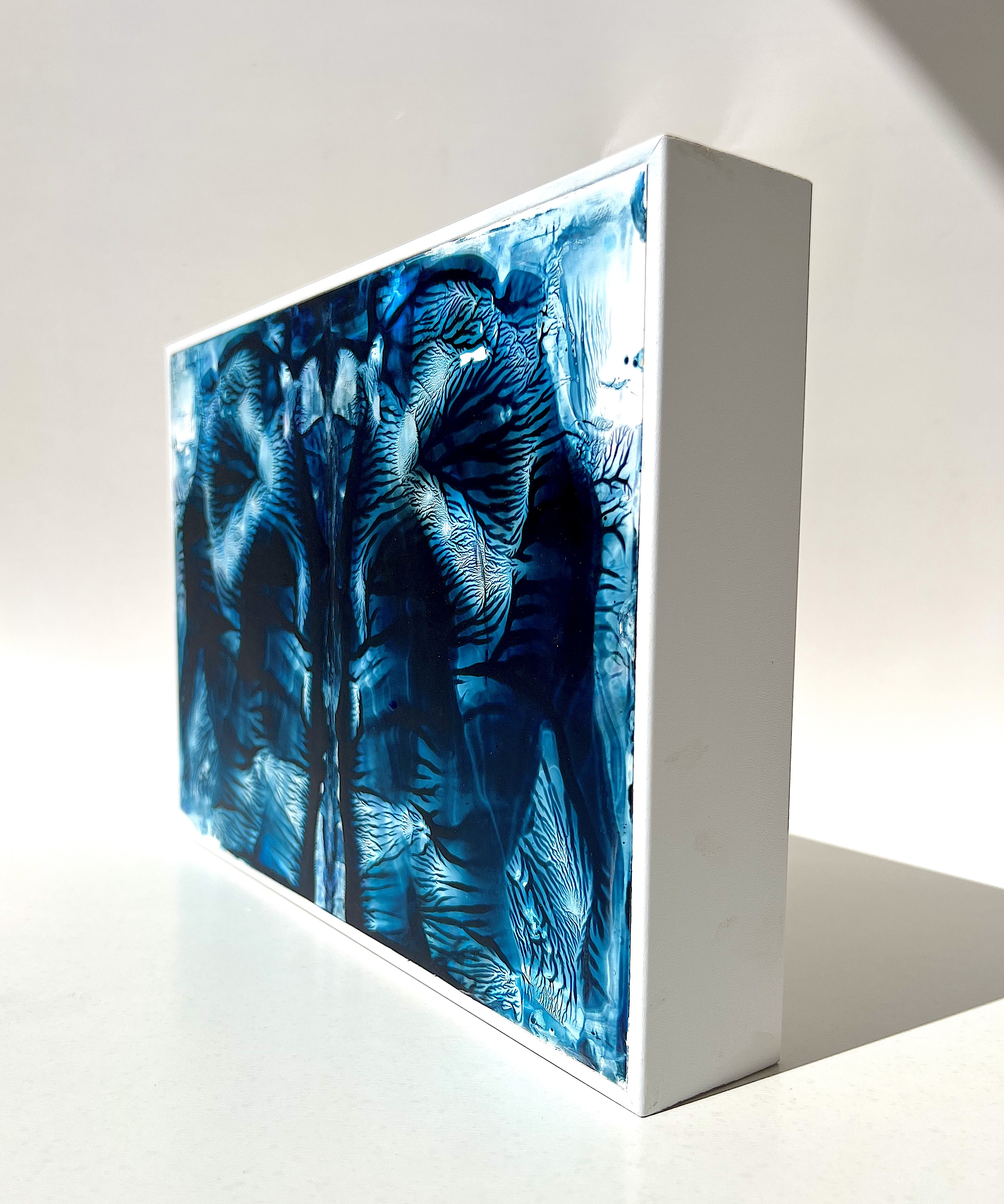 Duralit Üzerine Akrilik 25x35 Mavi Rüya detay cm 2024